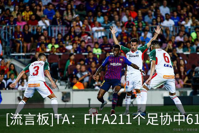 [流言板]TA：FIFA211个足协中61%财务状况不明，资金流向也难以追踪